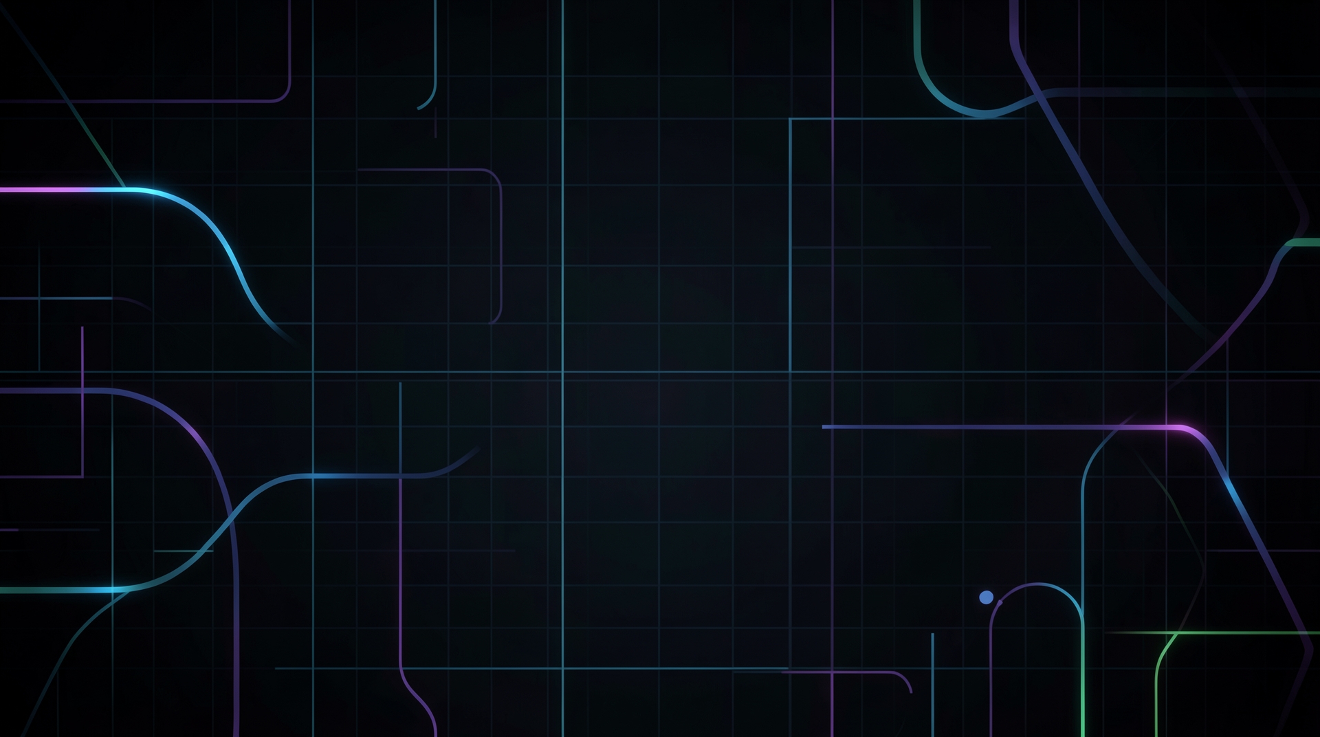Abstract lines and shapes in a futuristic data visualization setting