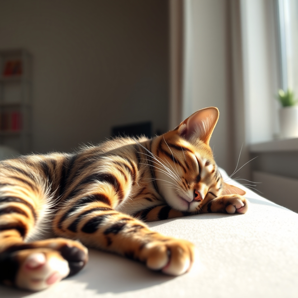 Bengal Cat in Soft Natural Light