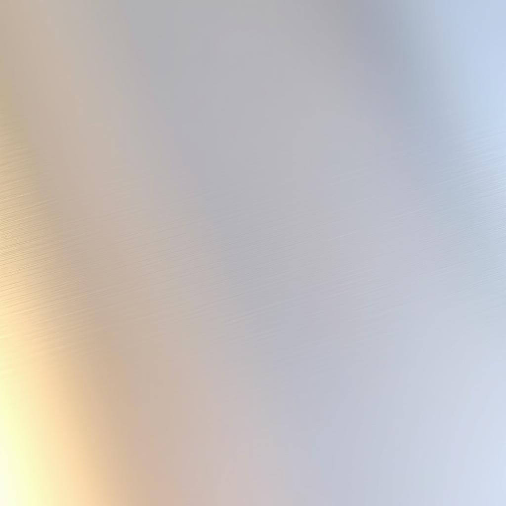 Close-up of Brushed Metal Surface with Soft Lighting