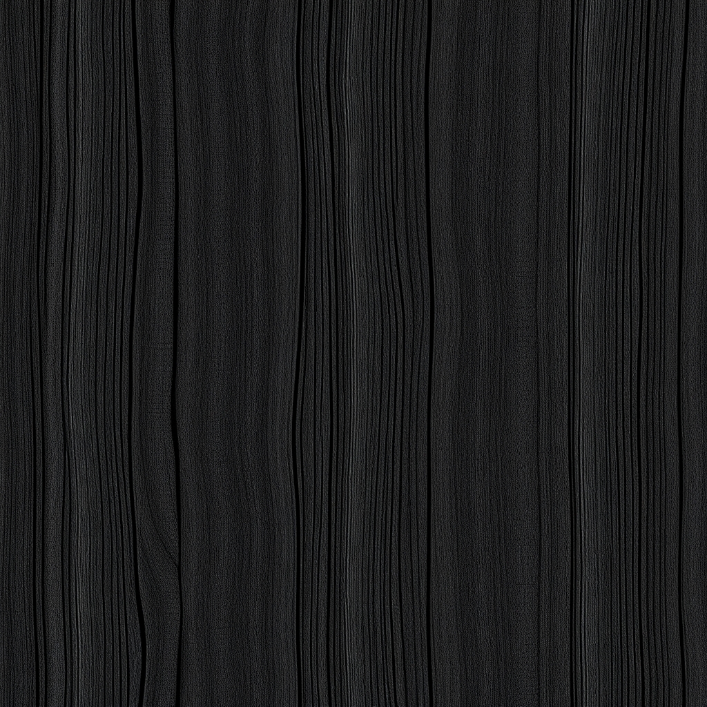 A seamless, high-quality wood grain texture with cool tones, featuring a natural and realistic representation of dark wood grain.