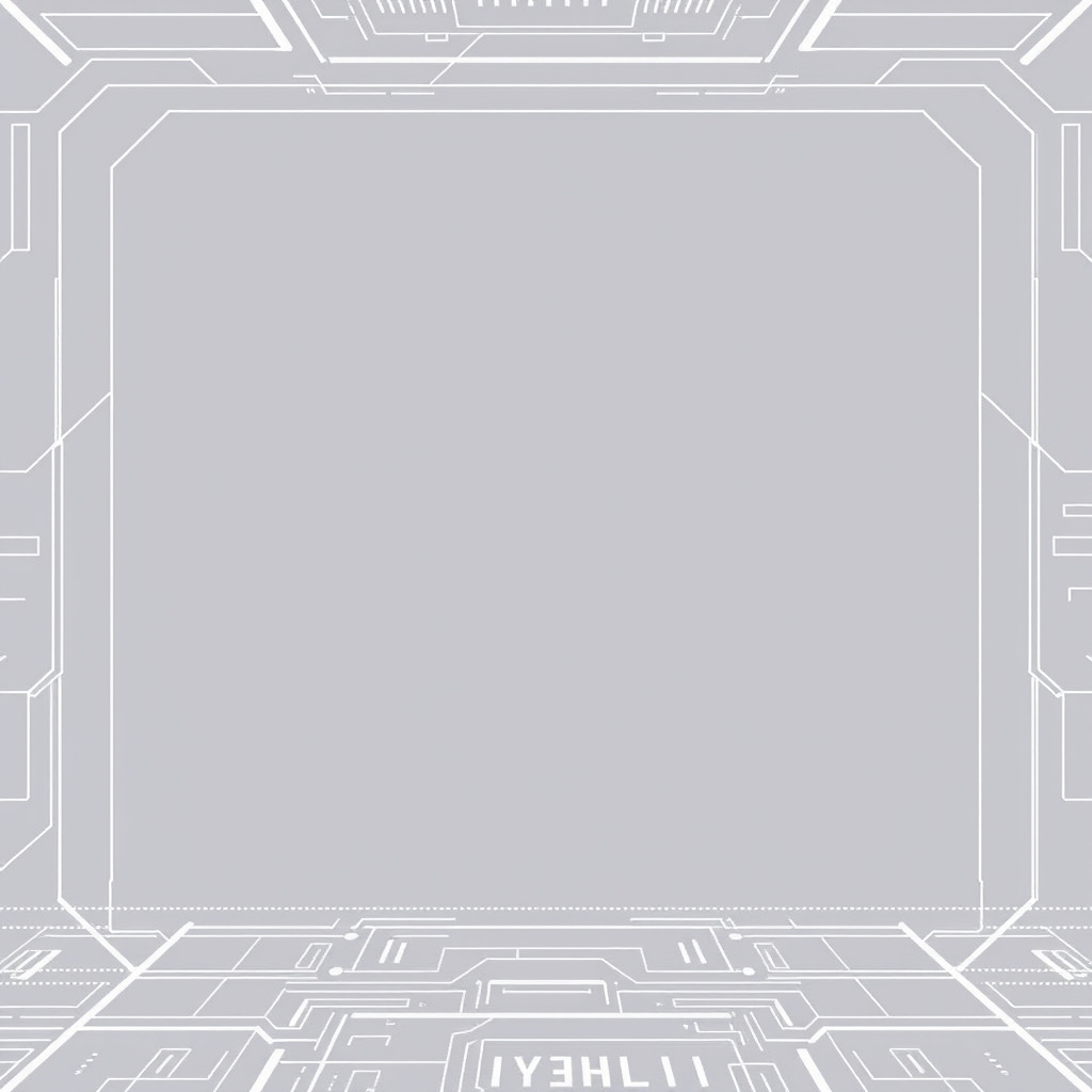 Futuristic Coding Screen with High Contrast
