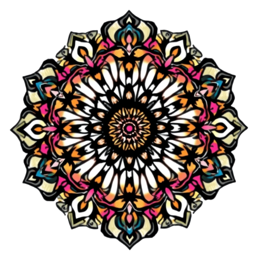 Intricate geometric mandala pattern