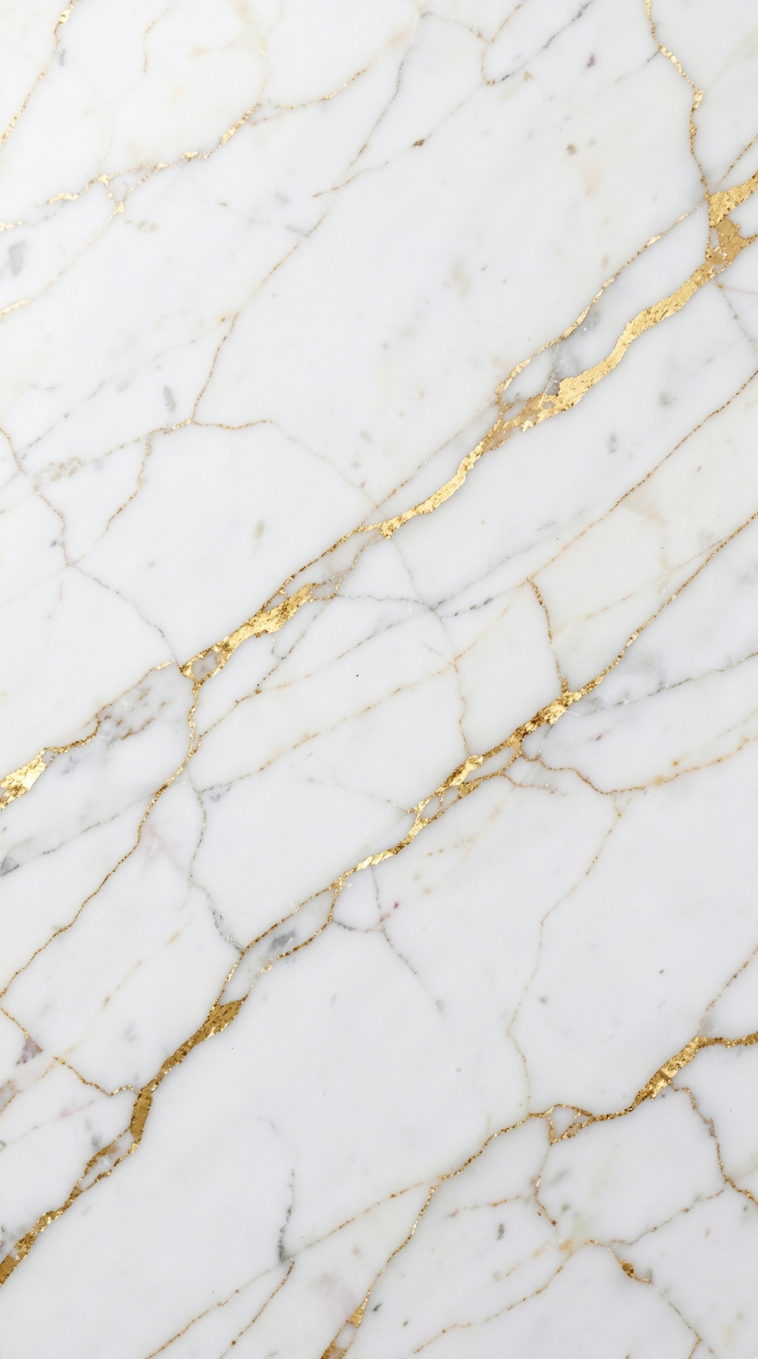 Luxurious White and Gold Marble Texture with Golden Veins