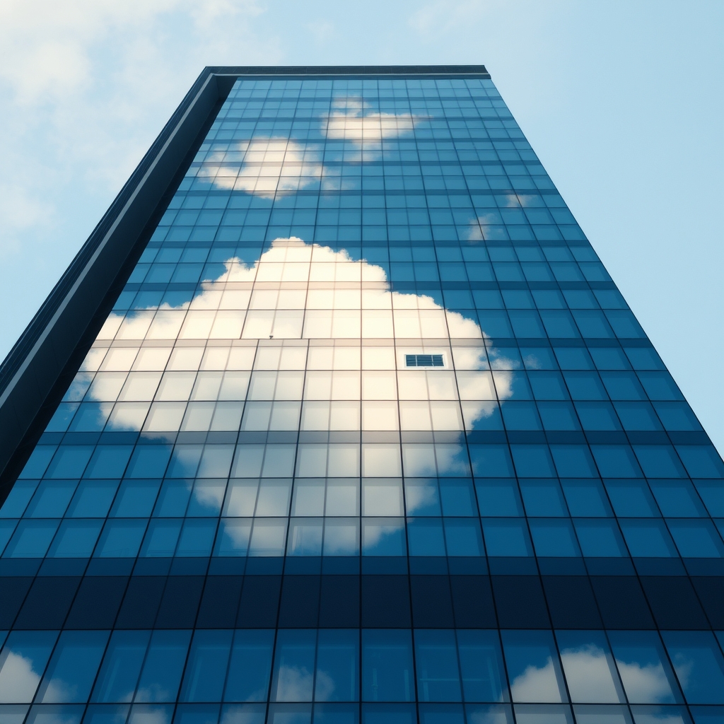 Modern Glass Skyscraper Reflections