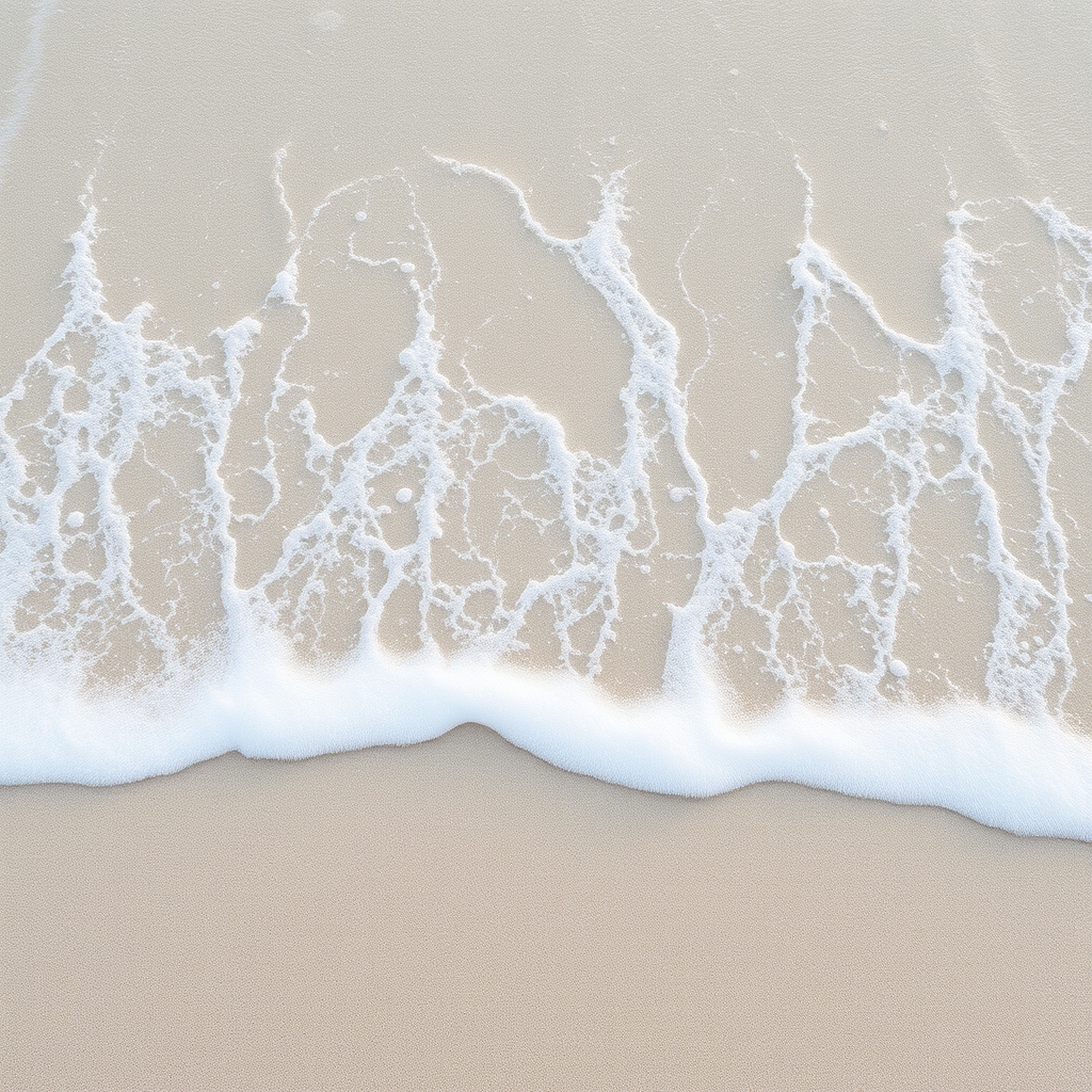 Softly Lit Beach Texture with Gentle Waves