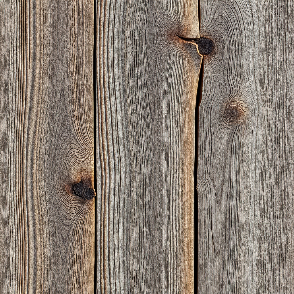 Natural Wood Grain with Visible Knots