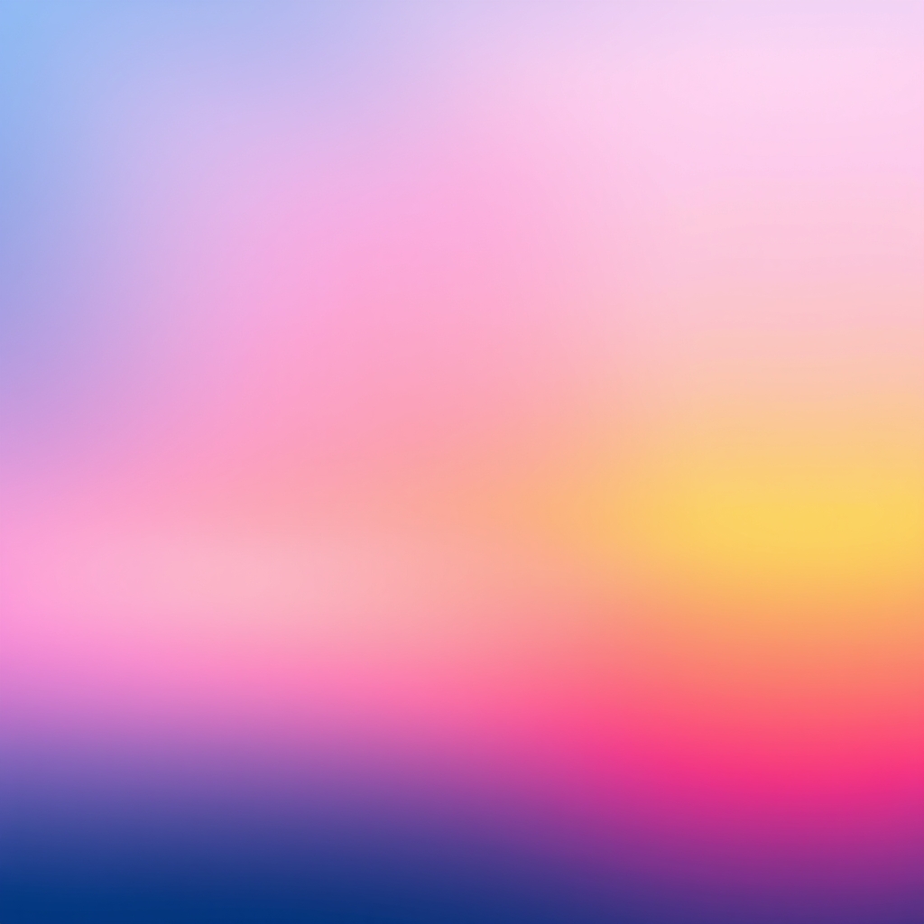 Vibrant pastel gradient background with soft colors and high contrast