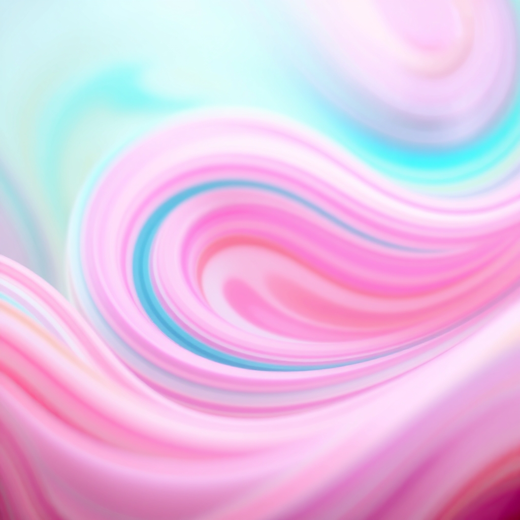 Softly Lit Swirls Macro View