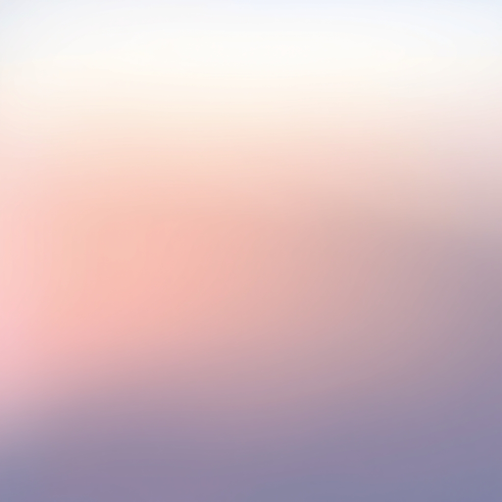Soft pastel gradient background with empty center and natural light
