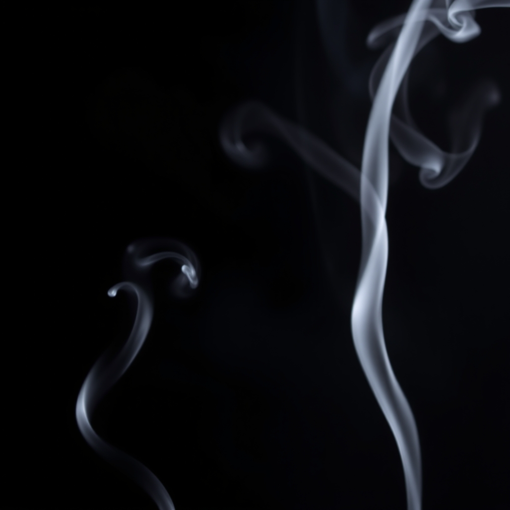 Soft Smoke on Gradient Background