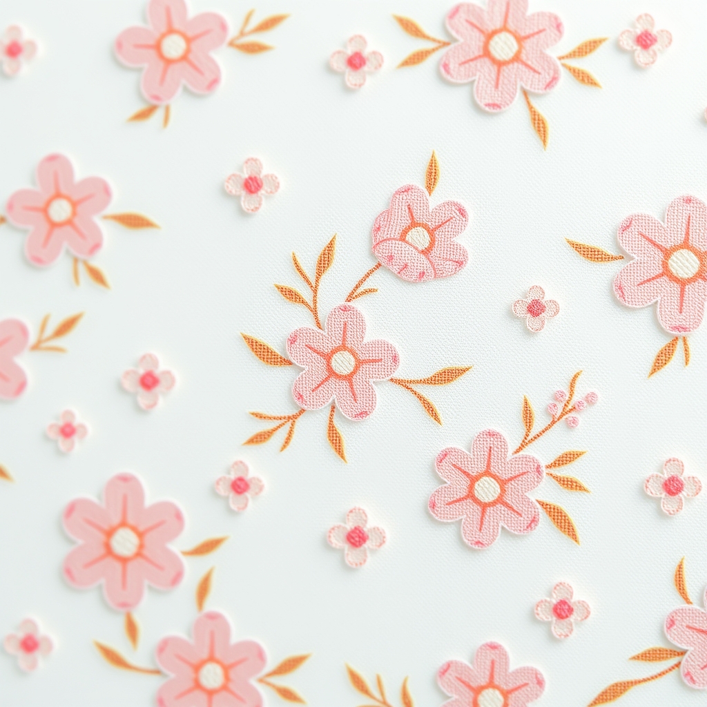 Softly Lit Floral Background with Pastel Colors
