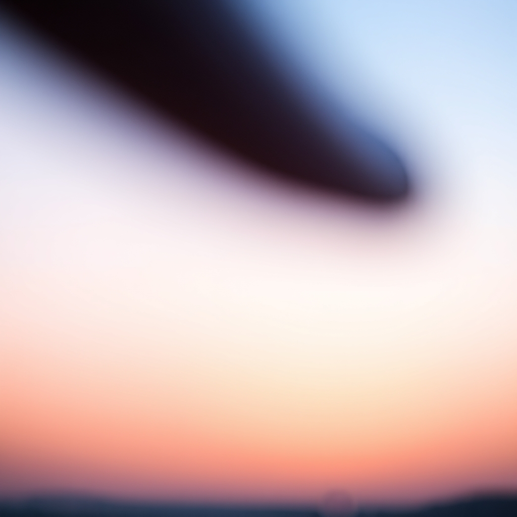 Softly lit gradient background with pastel colors