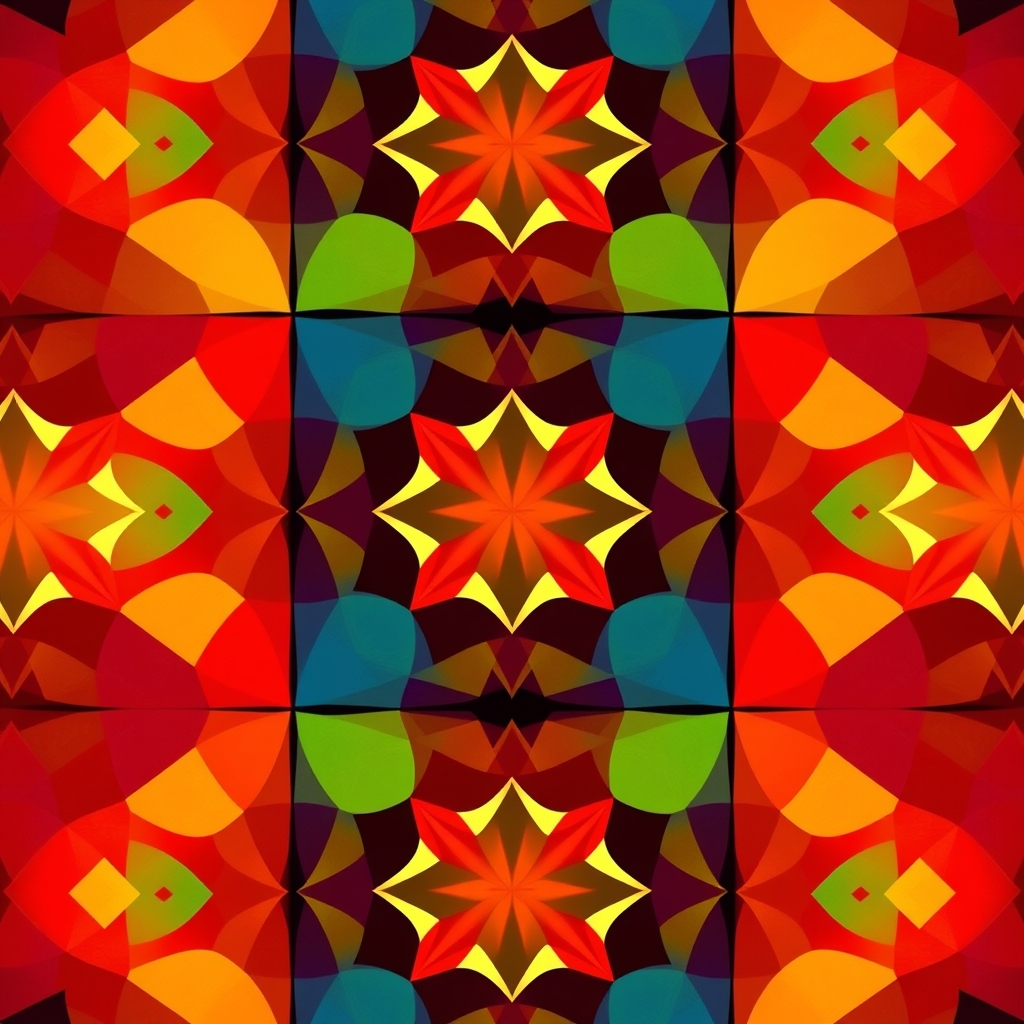 Geometric Pattern at Sunset
