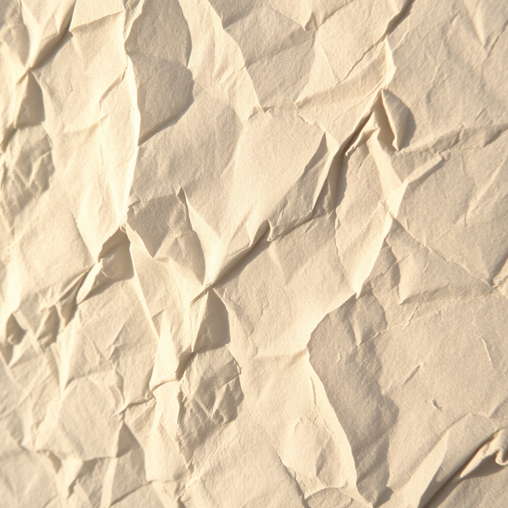 Close-up of rough paper texture with natural lighting.