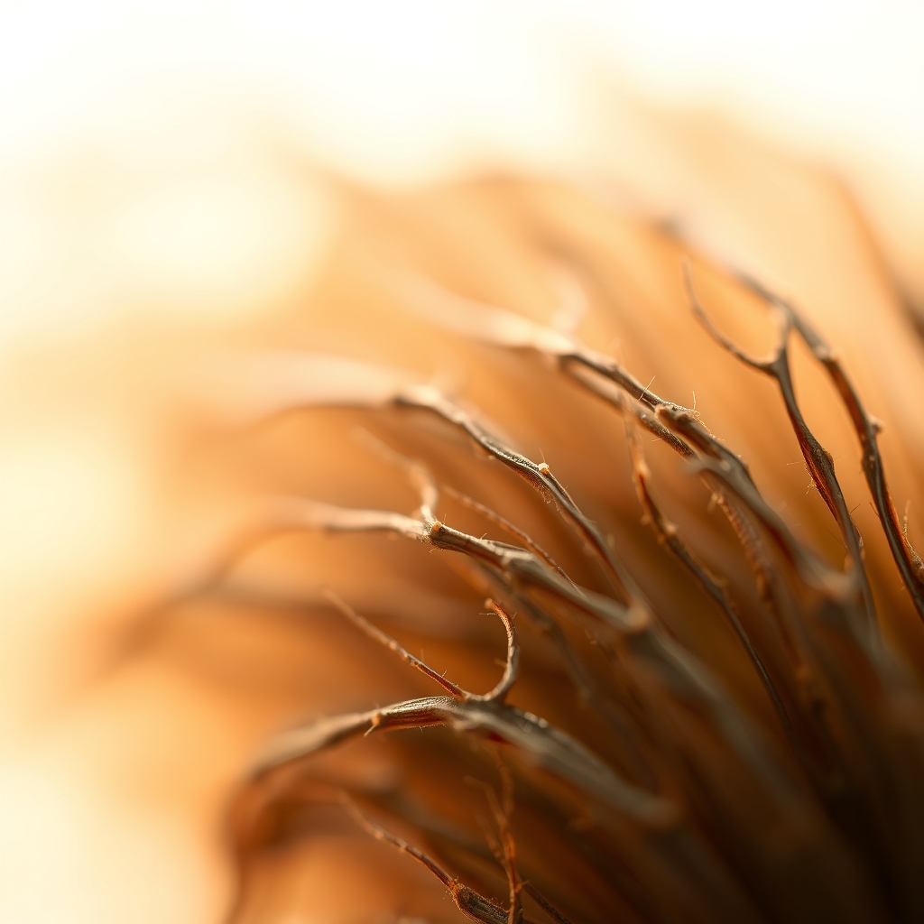 Close-up of a warm, organic textured background with softly lit details.