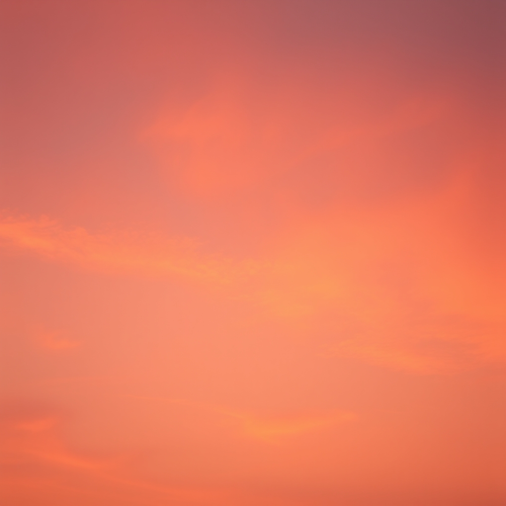 Warm Sunset Sky with Soft Light